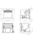 Insert canalizable 12kW + chimenea INOX de regalo - Llaima